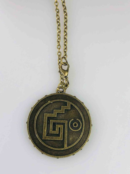 Піратський кулон-медальйон з черепом — вінтажний піратський амулет