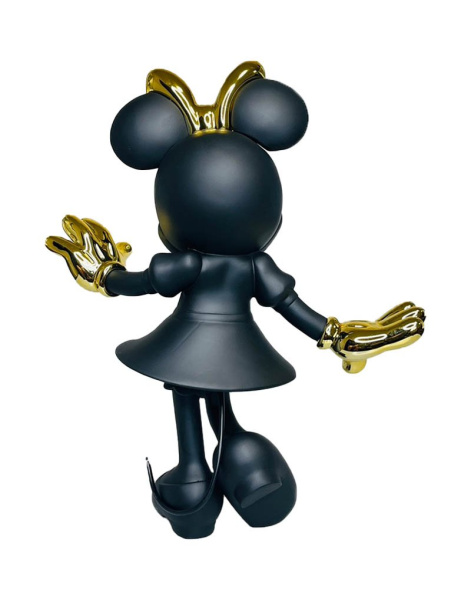 Фигурка Минни Маус Девочка (Черный/золотой) 32см