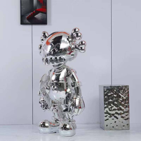 Фігурка KAWS Hajime Sorayama No Future срібний (130см)