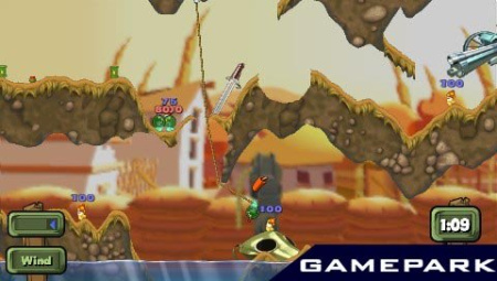 Worms: Открытая Война 2 (PSP)