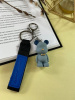 Брелок Мишка Bearbrick Матовый (Голубой)