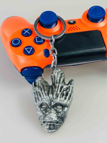 Брелок Маска Грута Marvel Guardians of the Galaxy – металевий брелок для ключів та геймерів