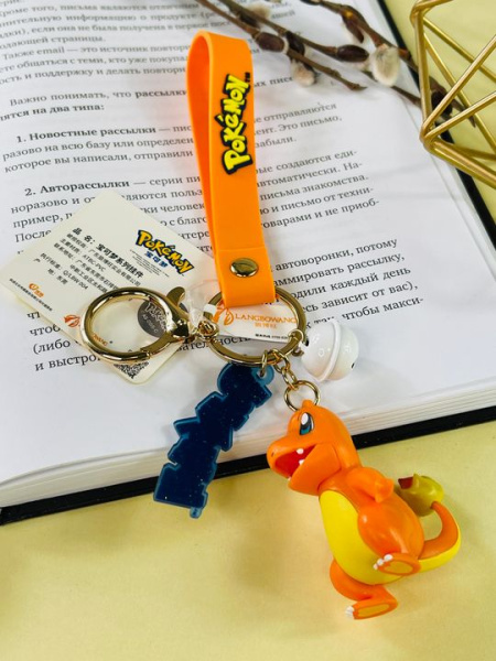 Брелок Jsstore Покемон Чармандер (Оранжевый)