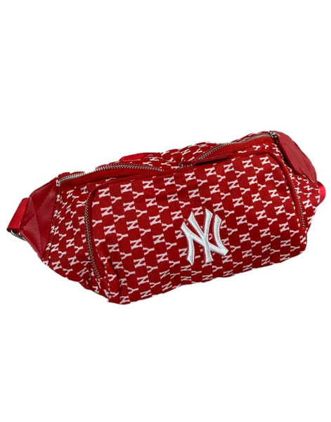 Сумка-Бананка Принт (Красная)