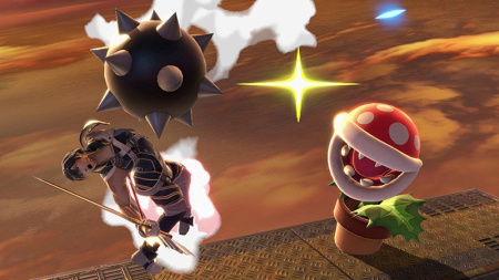 Игровая приставка Nintendo Switch (серый) + код загрузки для Super Smash Bros. Ultimate