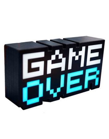 Геймерский ретро светильник Game Over