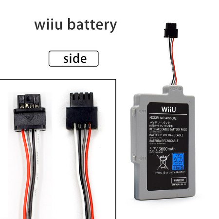 Основна батарея WIIU Акумуляторна батарея становить 2200 мАг