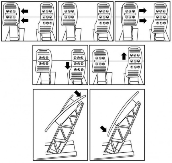 Педали Thrustmaster T3PA