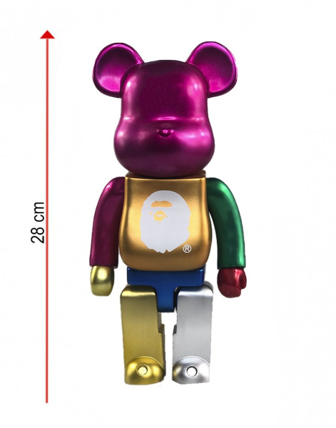 Bearbrick Multi Color Foil Xxv 400% (28 См)