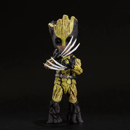 Фігурка Вартові галактики 2 Groot Treeman Росомаха (26 см)