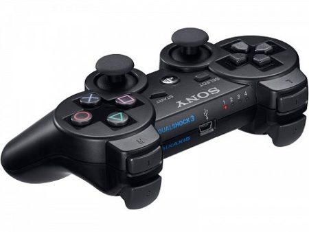 Геймпад беспроводной Dual Shock Black (Не Оригинал) для Sony PS 3 (CECHZC2E)