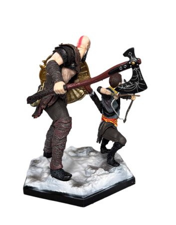 Фігурка God of War Kratos Father and Sin 1/10 (20 см)