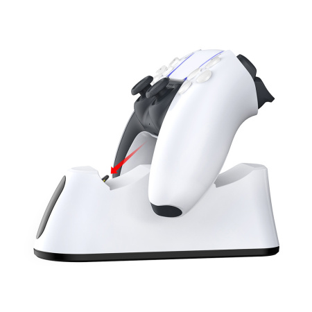 Зарядка PS5  зарядний пристрій зі світлодіодним підсвічуванням дисплея  TP5-0516B