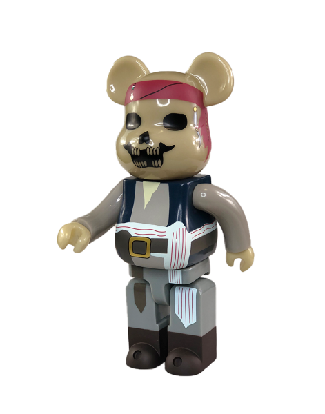 Bearbrick Jack Sparrow Pirates of the Caribbean 400% 28 см