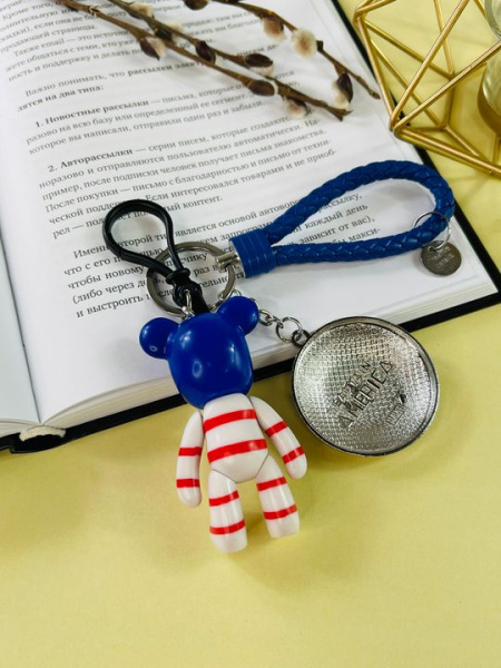 Брелок Bearbrick Капитан Америка Двойной