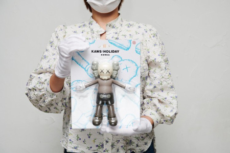 Фигурка KAWS Holiday Korea Companion Bath Toy (коричневый) - 21cm