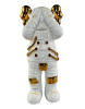 Kaws Holiday Space фигурка космонавта белая с золотом 30 см