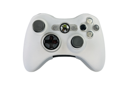 Чехол Силиконовый для джойстика Xbox 360 (Белый)