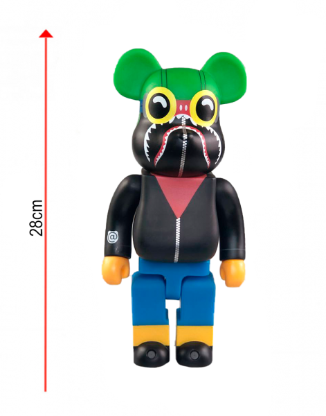 Bearbrick Bathing Ape Bape x Hebru Brantley FlyBoy 400% 28 см