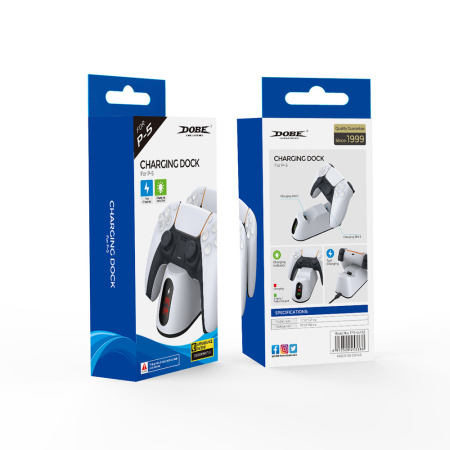 Зарядка PS5  зарядний пристрій зі світлодіодним підсвічуванням дисплея  TP5-0516B