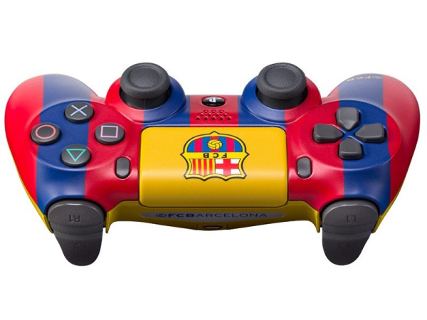 Кастомизированный беспроводной контроллер Dualshock 4 "Барселона Клубный"