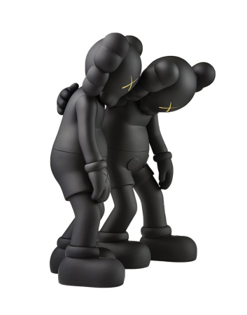 Kaws Along The Way Виниловая Фигурка (Черный) - 28 см