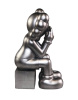 Kaws Companion Passing Through Фигурка (серебряный) 28 см