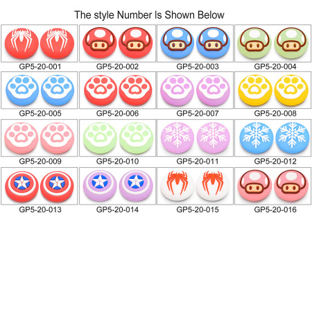 PS4/PS5/XBOX стіки світиться захисний ковпачок фосфорні кольорові 