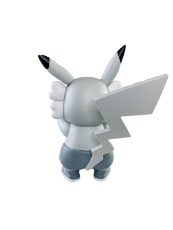 Фигурка Kaws Покемон Пикачу Серый (42 см)