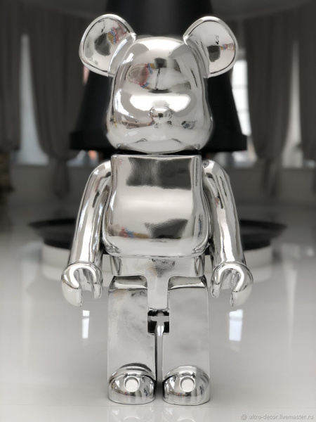Bearbrick Silver (Серебро) 1000% (70 см)