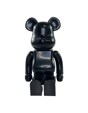 Bearbrick Черный Глянцевый 400% (28см)