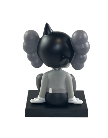 KAWS Astro Boy Grey (Cars Series) виниловая фигурка-башкотряс - 13см