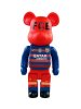 Bearbrick FCB Qatar Airways Suarez 9 Unicef 400% (28 см)