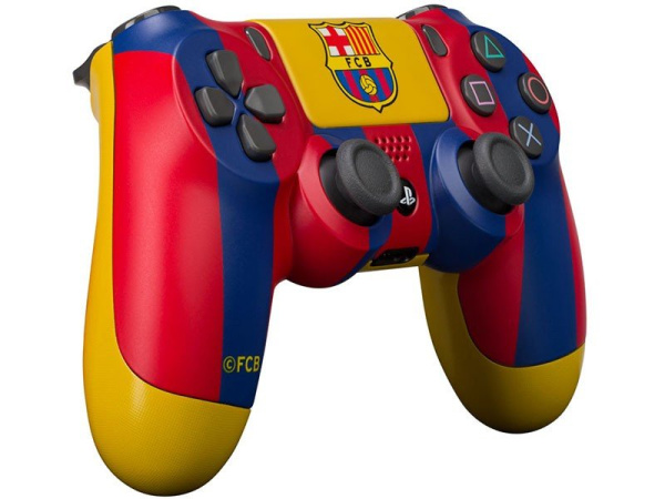Кастомизированный беспроводной контроллер Dualshock 4 "Барселона Клубный"