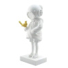 Banksy Deep Sea Diver Figure біла із золотою пташкою (Фігурка) - 30см
