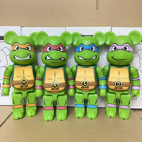 Bearbrick Черепашки Ніндзя Set (TMNT) 400% (28см)