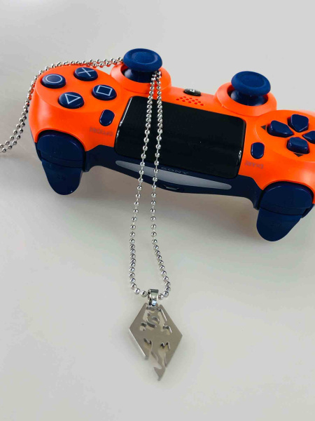 Кулон Skyrim з драконом – амулет для геймерів, підвіска The Elder Scrolls