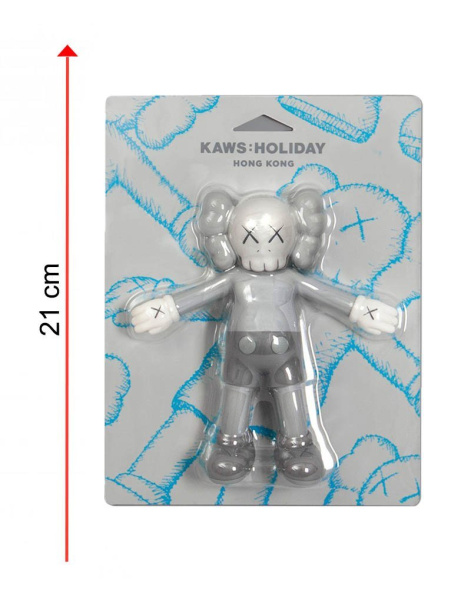 Фигурка KAWS Holiday Korea Companion Bath Toy (серый) - 21cm Фигурка KAWS Holiday Korea Companion Bath Toy (серый) - 21cm