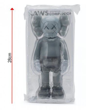 KAWS Companion Open Edition виниловая фигурка (серая) 28 см