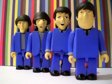 Bearbrick The Beatles Битлз 4шт. 400% (28см)