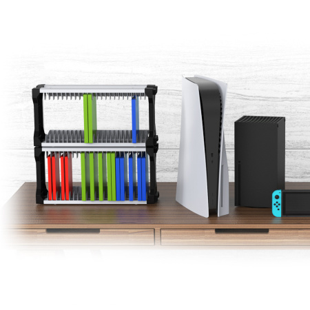 Стійка для зберігання ігрових дисків PS5 /Switch/PS4 з гачком для навушників TY 2847