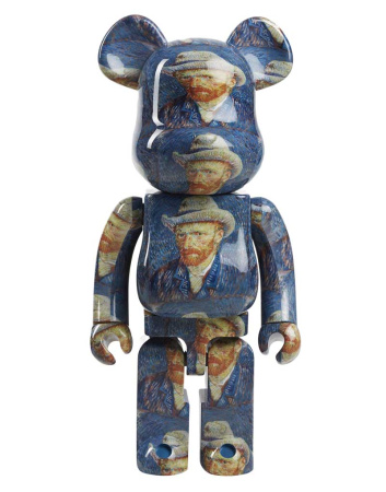 Фігурка Bearbrick — Вінсент ван Гог (Автопортрет) ABS 1000% (70 см)
