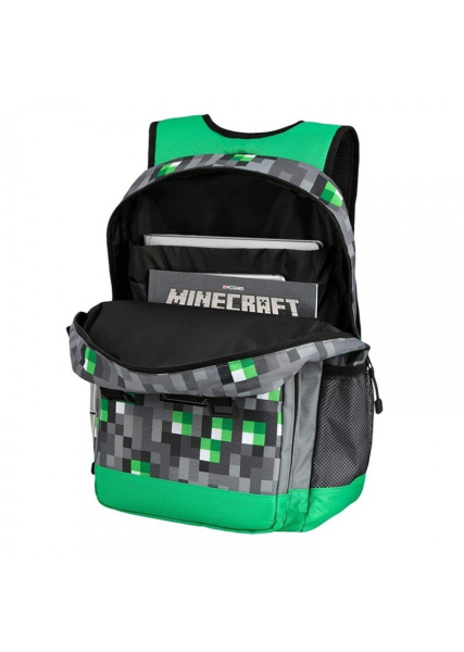 Майнкрафт Рюкзак Кирка Серо-Зеленый