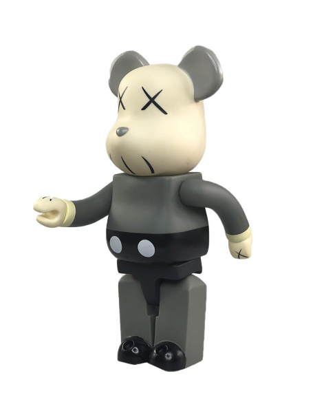 Bearbrick Kaws 400% Grey (28 См)