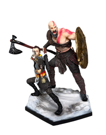 Фігурка God of War Kratos Father and Sin 1/10 (20 см)