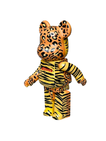 Bearbrick Leopard Atmos (Animal) Фігурка Леопард 400% (28 см)