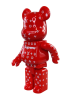 Bearbrick Louis Vuitton Supreme красный 400% (28 см)
