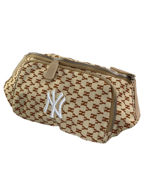 Сумка-Бананка Принт (Бежевая)