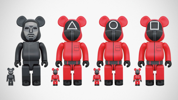 Bearbrick Гра в Кальмара 400% (28cm) 