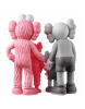 Kaws Family вінілова фігурка (сіра/ рожева)